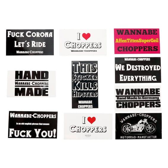 Wannabe Choppers, sticker set