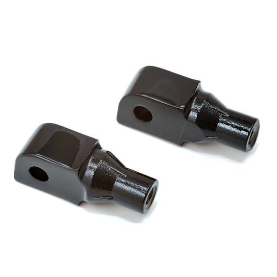 Footpeg adapter tapered gloss black