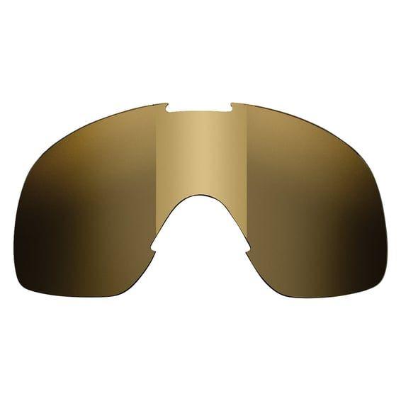 Overland goggle lens gold mirror smoke