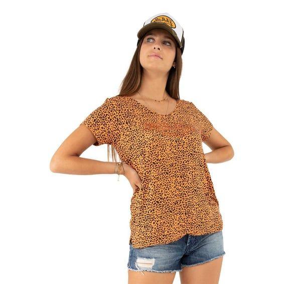 Fluide female t-shirt orange