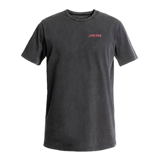 Snake on Fire T-shirt fade out black