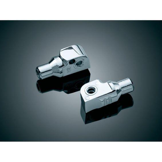 Footpeg adapter tapered chrome