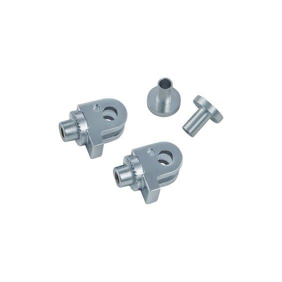 Footpeg adapter splined chrome