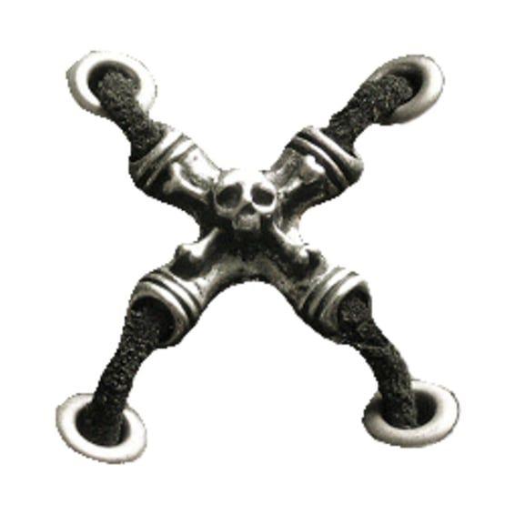 Vest extender Skull side lace