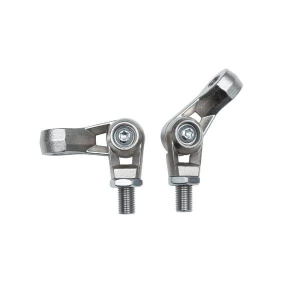 Lodestar folding mirror extensions. aluminum