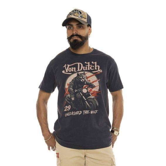 Wolfy t-shirt navy