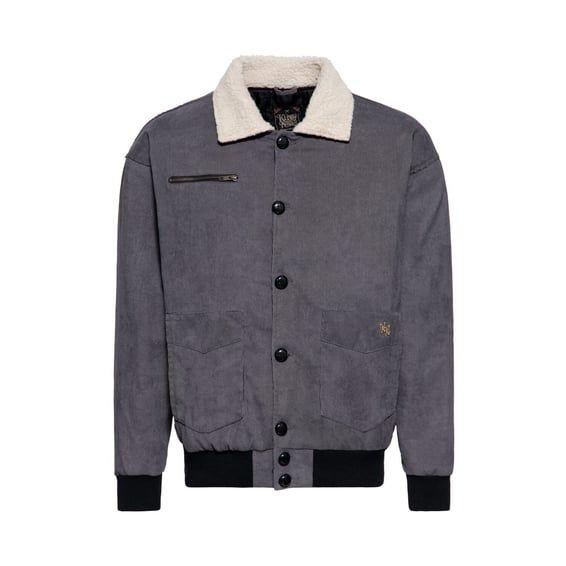 KK corduroy jacket steel grey