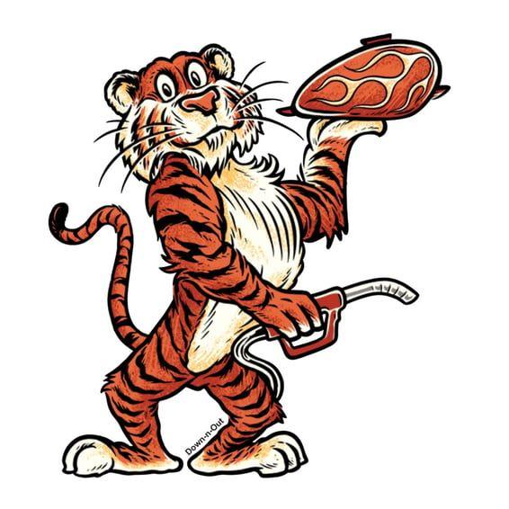 Tiger in your tank sticker