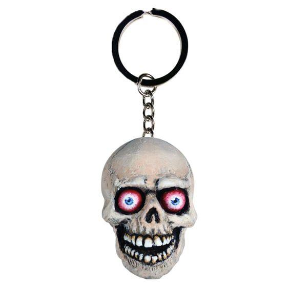 Eyeball Skull key chain