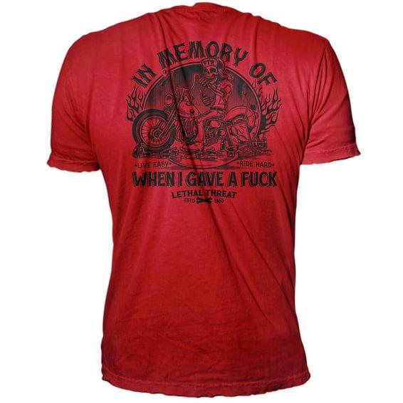 In Memory t-shirt red/black