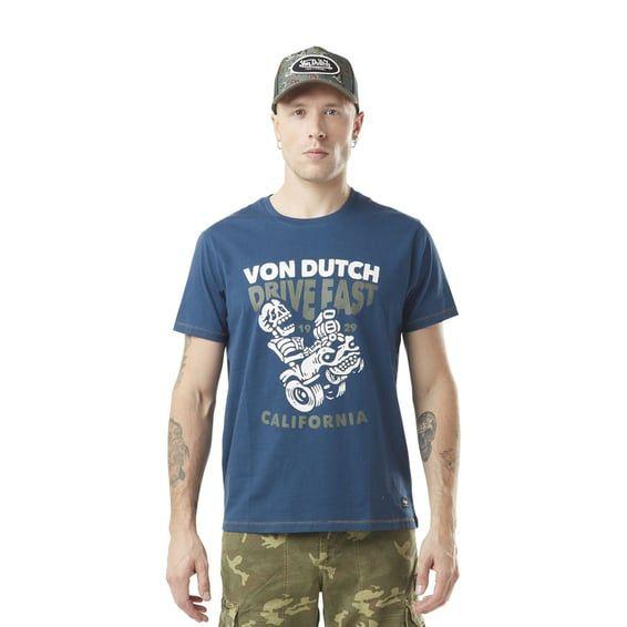 Drive t-shirt blue/white