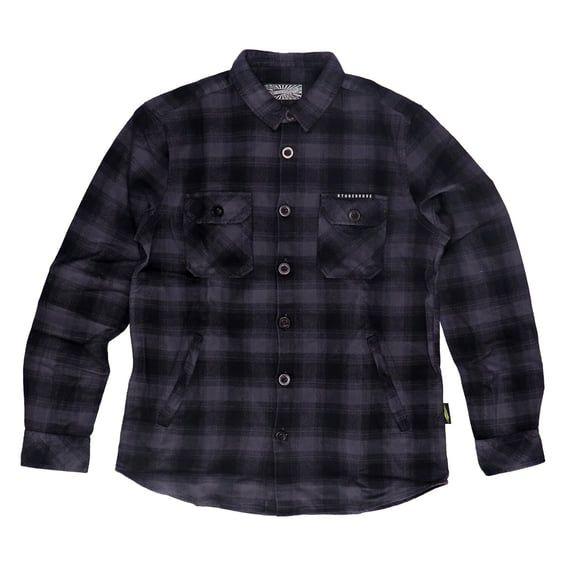 Worker flanel shirt black/grey