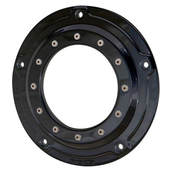 Clutch/derby cover, Porthole. Gloss Blk.