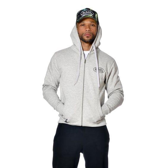 Sliman zipped hoodie