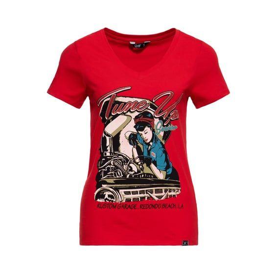 Queen Kerosin Tune Up t-shirt red