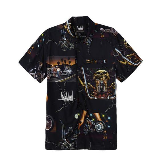 Loser Machine David mann collage shirt black