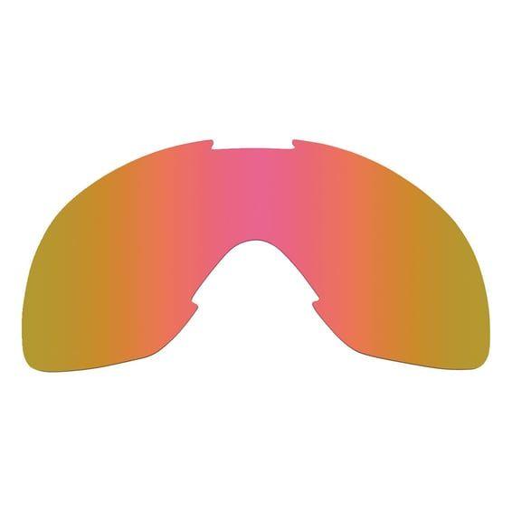 Overland goggle lens pink mirror brown