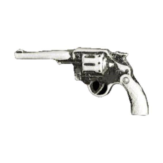 Revolver biker pin