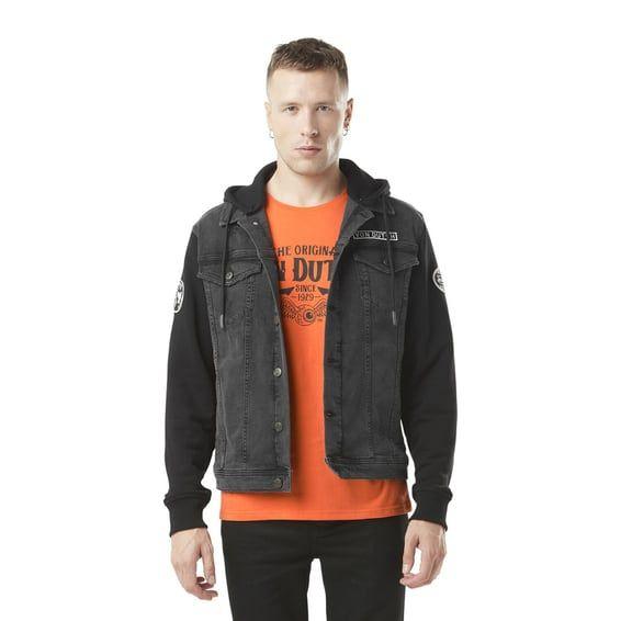 Denim jacket black