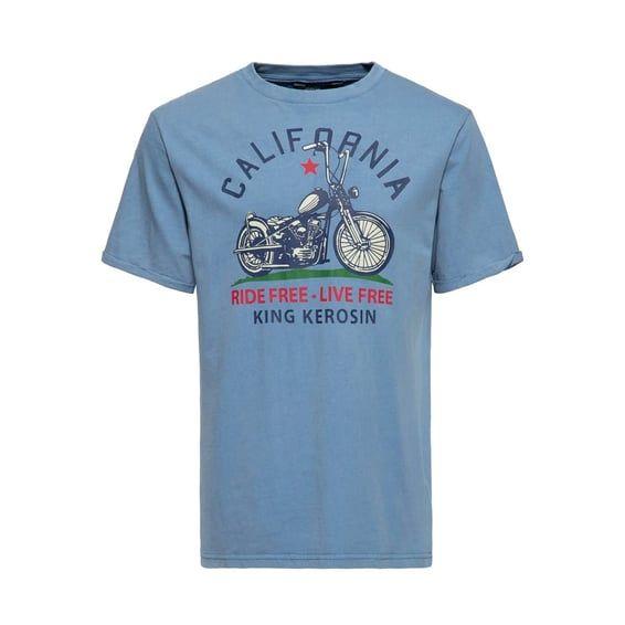 California t-shirt smoke blue