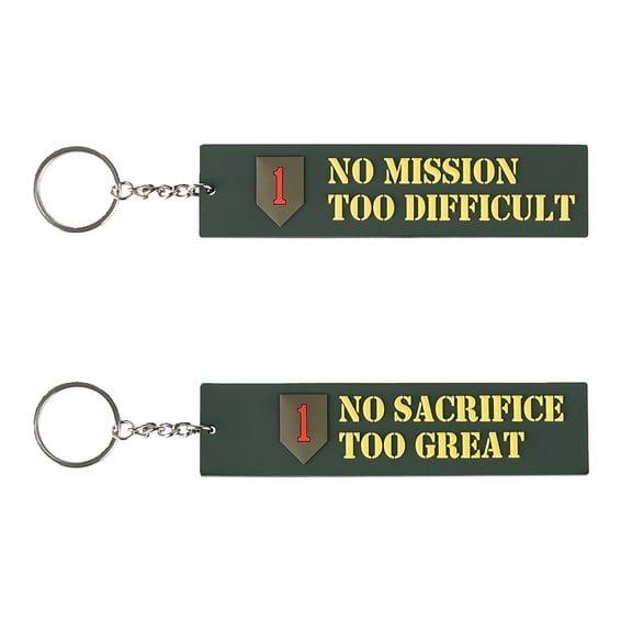 No Mission/Sacrifice keychain