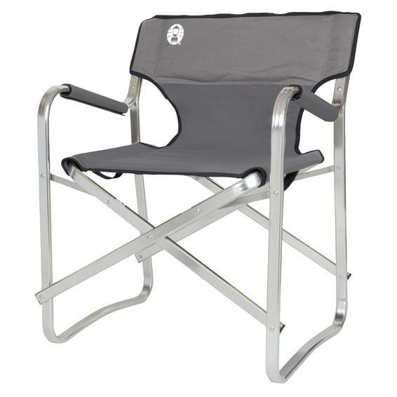 Deck chair grey aluminium