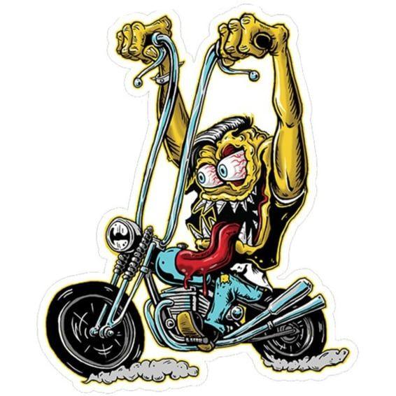 Biker Monster sticker