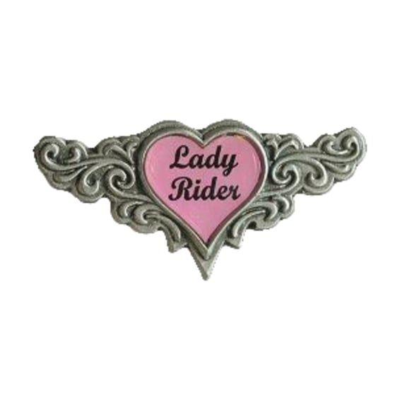 Biker pins Lady rider pin