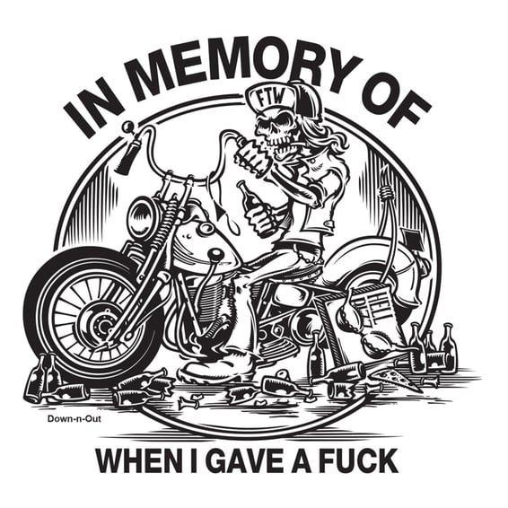 In Memory sticker