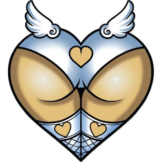 Angel Ass sticker