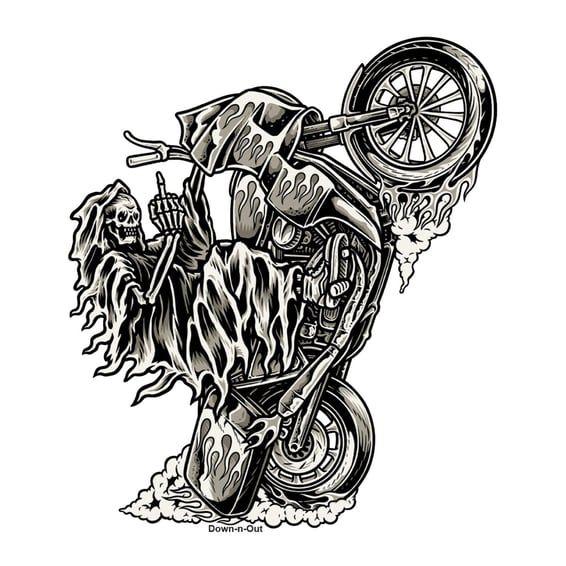 Wheely Reaper sticker