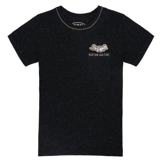 Strass female t-shirt black