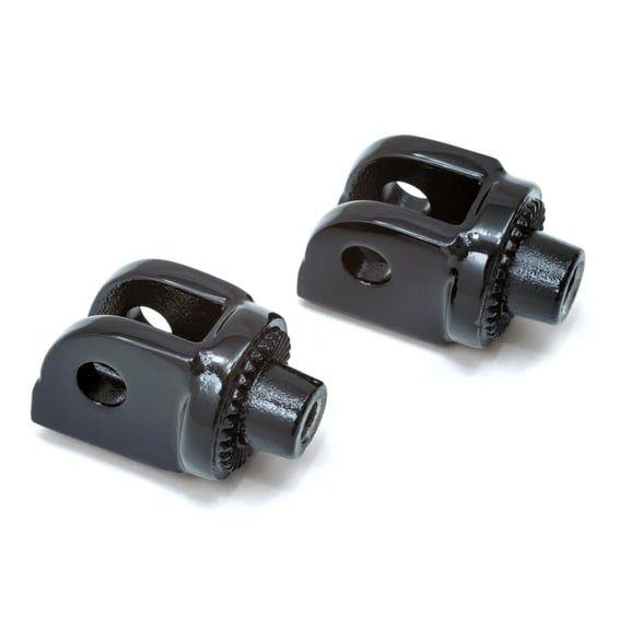 Footpeg adapter splined gloss black
