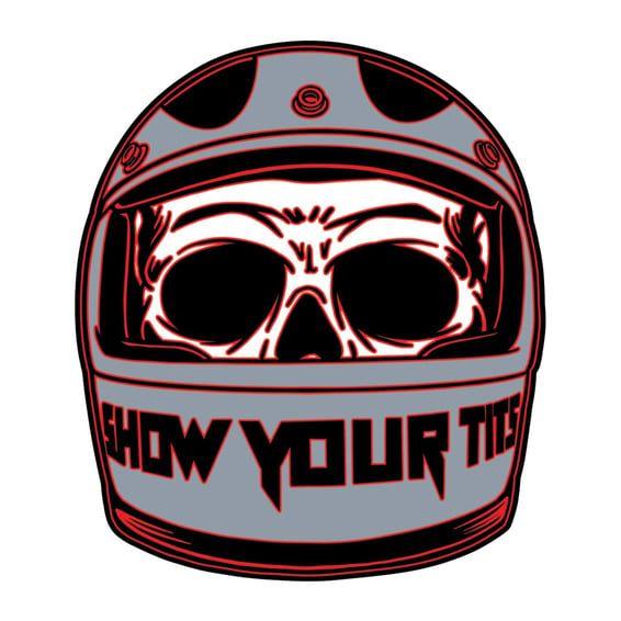 Show your Helmet sticker