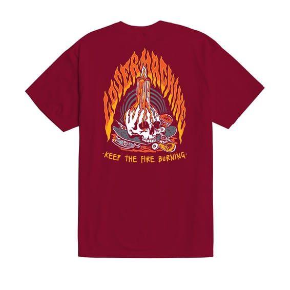 Loser Machine On Fire t-shirt burgundy