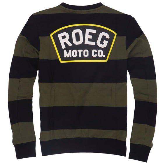 Shawn stripe sweatshirt army/black