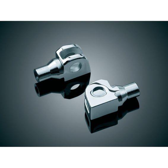 Footpeg adapter tapered chrome