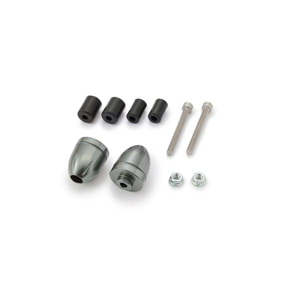 Bullet handlebar end. Gray