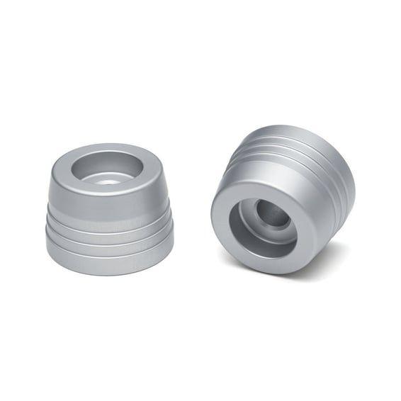 Lodestar handlebar sliders. Silver