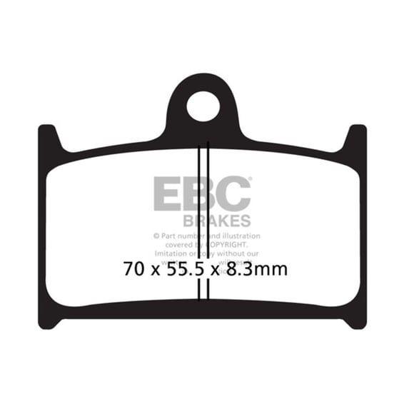 Organic brake pads
