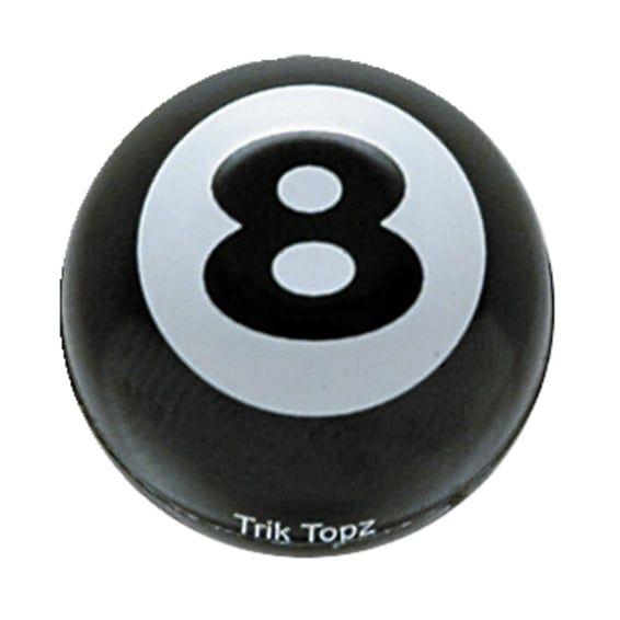Trik Topz, Eight Ball valve caps. Black