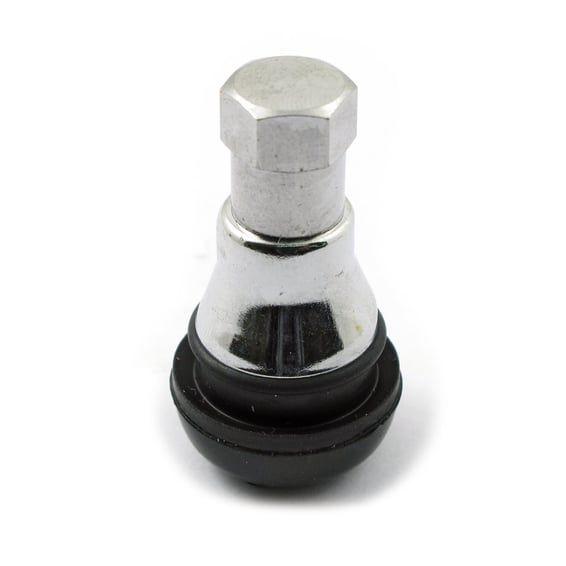 Press-in tubeless valve stem. hex cap
