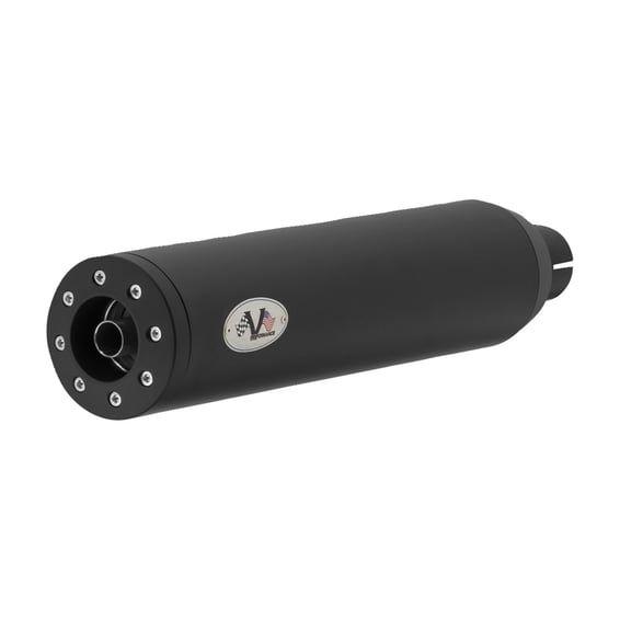 Twin Slip-on muffler set Chubby. Black