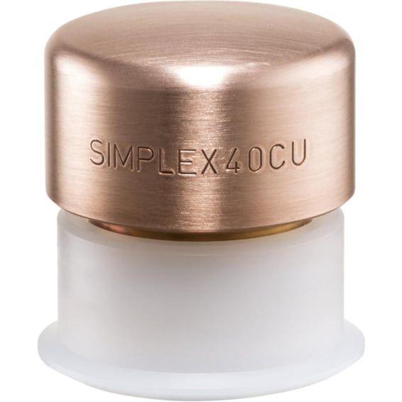 insert for Simplex mallet 30mm Copper - Very hard