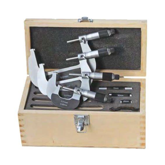 outside micrometer set, DIN 863. 0-100mm