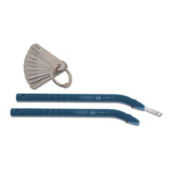 JIMS, angled feeler gauge set