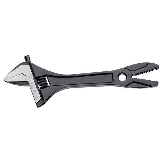 Teng Tools adjustable wrench, extra rear opening