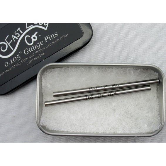 Fast Eddy, cam & pinion gear gauge pins .105"