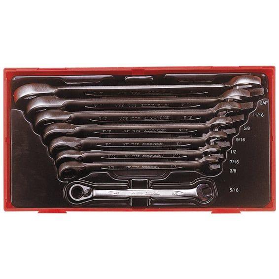Teng Tools racheting open/box end set
