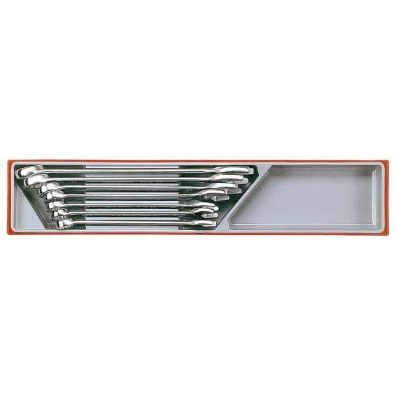 Teng Tools, open/box end wrench 7 pieces. Metric sizes